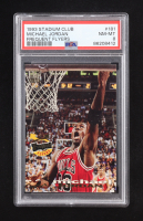 Michael Jordan 1993-94 Stadium Club Frequent Flyers #181 (PSA 8) at PristineAuction.com