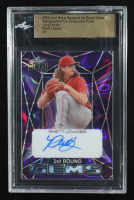 Rhett Lowder 2024 Leaf Metal 1st Round Gems Autographed Pre-Production Proof Lava Purple #NNO #1/1 RC (Leaf) at PristineAuction.com