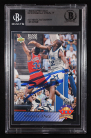 Shaquille O'Neal Signed 1992-93 Upper Deck #474 TP RC (Beckett | Auto Grade BGS Authentic) at PristineAuction.com