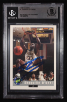 Shaquille O'Neal Signed 1992 Classic #1 RC (Beckett | Auto Grade BGS Authentic) at PristineAuction.com