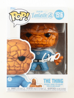 Ebon Moss-Bachrach Signed "The Fantastic Four: First Steps" #1516 The Thing Bobble-Head Funko Pop! Vinyl Figure (AutographCOA) at PristineAuction.com