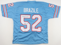 Robert Brazile Signed Jersey Inscribed "HOF 18" (Beckett) at PristineAuction.com
