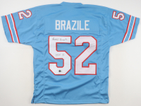 Robert Brazile Signed Jersey Inscribed "HOF 18" (Beckett) at PristineAuction.com