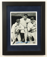 Joe DiMaggio Signed Yankees Custom Framed Photo Display (Steiner) at PristineAuction.com