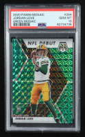 Jordan Love 2020 Panini Mosaic Mosaic Green #264 DEB RC (PSA 10) at PristineAuction.com