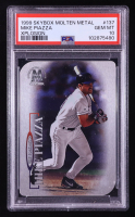 Mike Piazza 1999 SkyBox Molten Metal Xplosion #137 SN (PSA 10) at PristineAuction.com