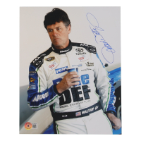 Michael Waltrip Signed NASCAR 8x10 Photo (Beckett) at PristineAuction.com