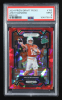 Arch Manning 2024 Panini Prizm Draft Picks Prizms Red Ice #192 RC (PSA 9) at PristineAuction.com