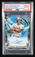 Adley Rutschman 2023 Topps Inception Rookie and Emerging Stars Autographs Blue #BRESAR #06/10 RC (PSA 10) at PristineAuction.com