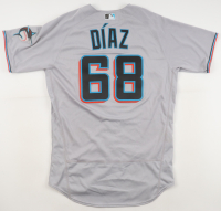 Lewin Diaz Game-Used Marlins Nike Authentic Jersey (MLB) at PristineAuction.com