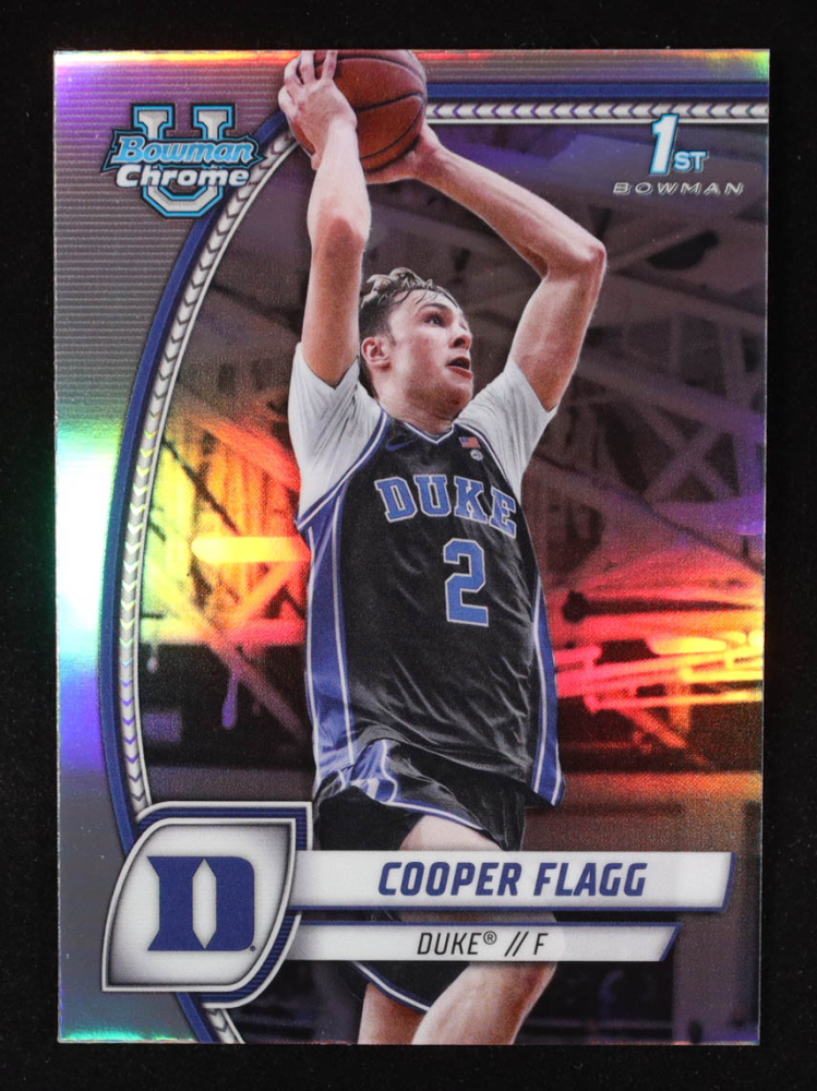Cooper Flagg 2024-25 Bowman Chrome University Refractors #16 RC