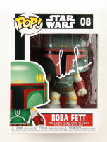 Temuera Morrison Signed "Star Wars" #08 Boba Fett Funko Pop! Bobble-Head Vinyl Figure (AutographCOA) at PristineAuction.com
