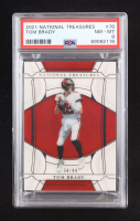Tom Brady 2021 Panini National Treasures #76 #34/99 (PSA 8) at PristineAuction.com