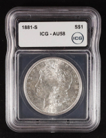 1881-S Morgan Silver Dollar (ICG AU58) at PristineAuction.com