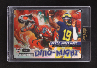 Bryce Underwood 2024 Wild Card Alumination Dino-Might Tyrannosaurus Rex Rainbow Foil #DMTRX1-BU #07/12 RC at PristineAuction.com