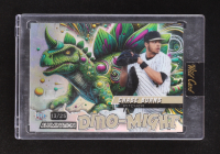 Chase Burns 2024 Wild Card Alumination Dino-Might Stegosaurus Rainbow Foil #DMSTG2-CB #13/25 RC at PristineAuction.com