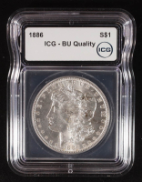 1886 Morgan Silver Dollar (ICG BU Quality) at PristineAuction.com