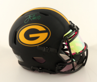 Jordan Love Signed Packers Full-Size Authentic On-Field Eclipse Alternate Speed Helmet With Visor (Beckett) at PristineAuction.com