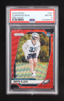 Cooper DeJean 2024 Panini Prizm Red Wave #321 #076/149 RC (PSA 8) at PristineAuction.com