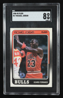 Michael Jordan 1988-89 Fleer #17 (SGC 8) at PristineAuction.com