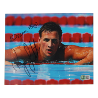 Ryan Lochte Signed 8x10 Photo Inscribed "Dream Big!" (Beckett) at PristineAuction.com