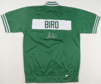Larry Bird Signed Celtics Warm-Up Jacket (JSA) at PristineAuction.com