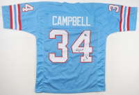 Earl Campbell Signed Jersey Inscribed "HOF 91" (Beckett) at PristineAuction.com