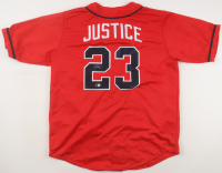 David Justice Signed Jersey (Beckett) at PristineAuction.com