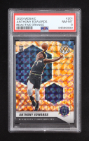 Anthony Edwards 2020-21 Panini Mosaic Reactive Orange #201 RC (PSA 8) at PristineAuction.com