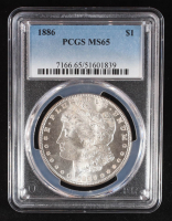 1886 Morgan Silver Dollar (PCGS MS65) at PristineAuction.com