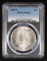 1880-S Morgan Silver Dollar (PCGS MS65) at PristineAuction.com