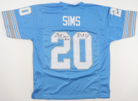 Billy Sims Signed Jersey Inscribed "80 - R.O.Y." (JSA) at PristineAuction.com