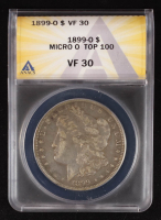 1899-O Morgan Silver Dollar, TOP-100 MICRO 'O' (ANACS VF30) at PristineAuction.com