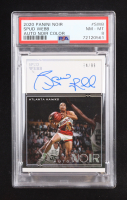 Spud Webb 2020-21 Panini Noir Color Autographs #11 #84/99 (PSA 8) at PristineAuction.com