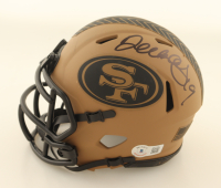 Deebo Samuel Signed 49ers Salute To Service Alterate Speed Mini Helmet (Beckett) at PristineAuction.com