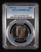 1977-S Kennedy Half Dollar - Deep Cameo Proof (PCGS PR69DCAM) at PristineAuction.com