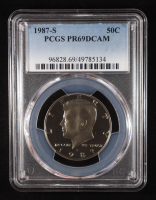 1987-S Kennedy Half Dollar - Deep Cameo Proof (PCGS PR69DCAM) at PristineAuction.com