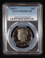 1988-S Kennedy Half Dollar - Deep Cameo Proof (PCGS PR69DCAM) at PristineAuction.com