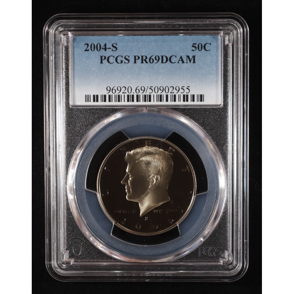 2004-S Kennedy Half Dollar - Deep Cameo Proof (PCGS PR69DCAM) at PristineAuction.com