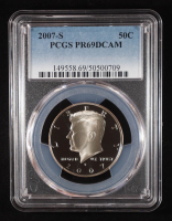 2007-S Kennedy Half Dollar - Deep Cameo Proof (PCGS PR69DCAM) at PristineAuction.com