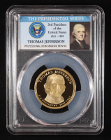2007-S U.S. Presidential Proof $1 Coin - Thomas Jefferson 3rd President (PCGS PR69DCAM) at PristineAuction.com