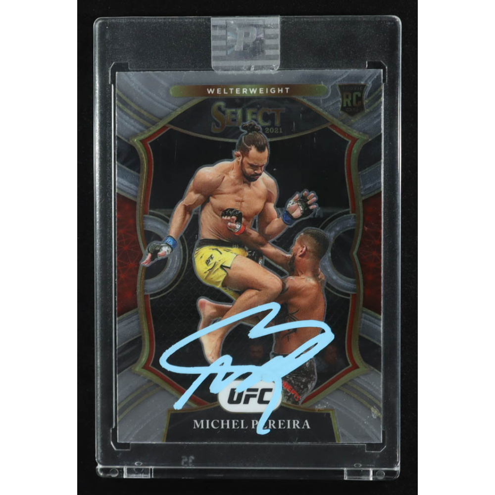 Michel Pereira Signed 2021 Select UFC #29 RC (PA) at PristineAuction.com