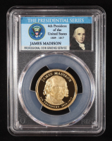 2007-S U.S. Presidential Proof $1 Coin - James Madison 4th President (PCGS PR69DCAM) at PristineAuction.com