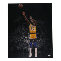 Magic Johnson Signed Lakers 16x20 Photo (JSA) at PristineAuction.com