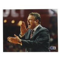 Bill Self Signed Kansas Jayhawks 8x10 Photo (Beckett) at PristineAuction.com