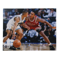 BJ Armstrong Signed Bulls 8x10 Photo (Beckett) at PristineAuction.com