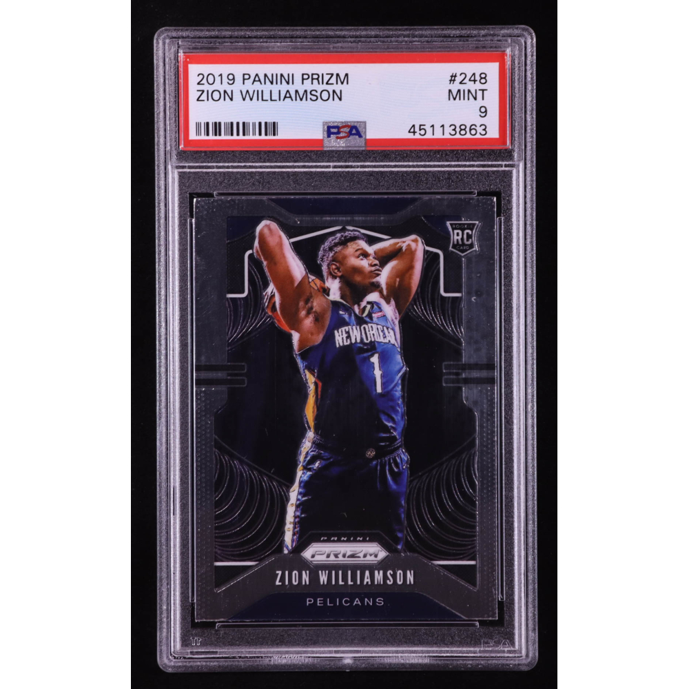 Zion Williamson 2019-20 Panini Prizm #248 RC (PSA 9) at PristineAuction.com