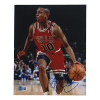 BJ Armstrong Signed Bulls 8x10 Photo (Beckett) at PristineAuction.com