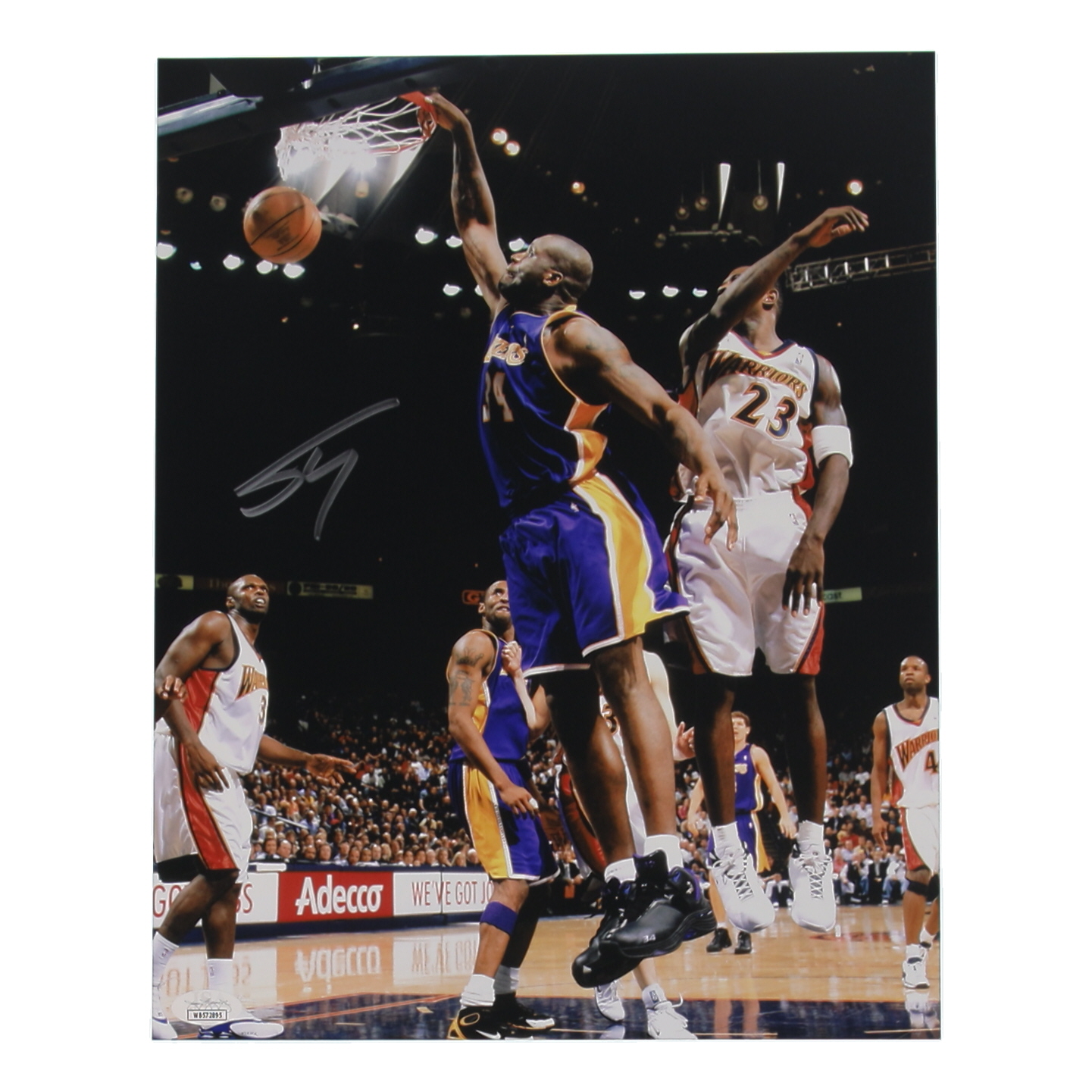 Shaquille O'Neal Signed Lakers 11x14 Photo (JSA) at PristineAuction.com Shaquille O'Neal Signed Lakers 11x14 Photo (JSA) at PristineAuction.com