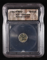 Roman Empire Bronze Coin 27BC - 476AD (ICG Genuine) at PristineAuction.com
